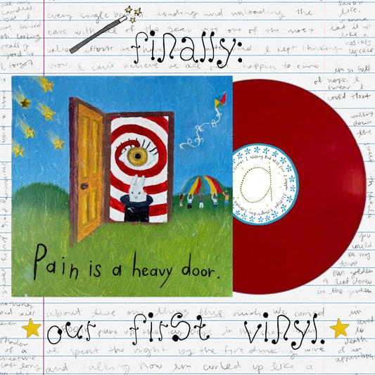 "Pain Is a Heavy Door" Vinyl - Fat Lip Red Variant
